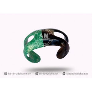 VÒNG TAY SỪNG SƠN MÀI