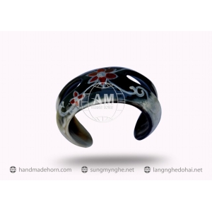 VÒNG TAY SỪNG SƠN MÀI